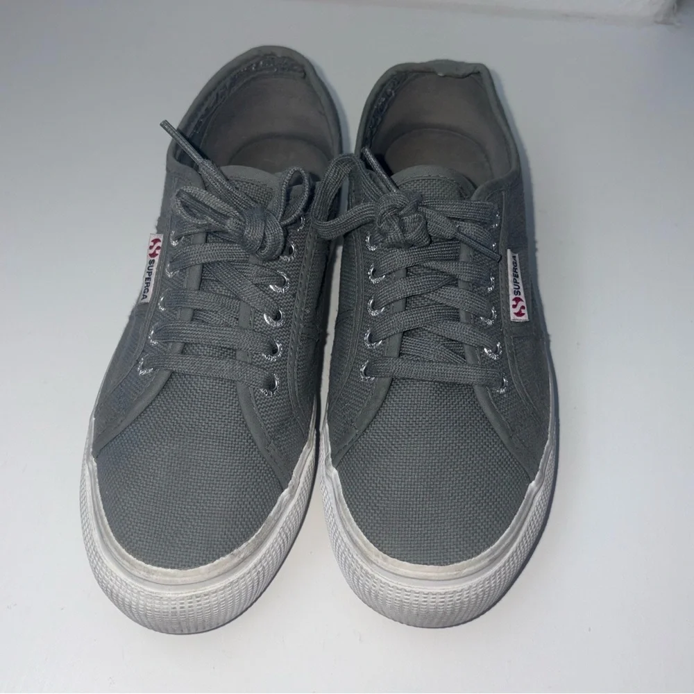 Superga Platform Sneakers gray
